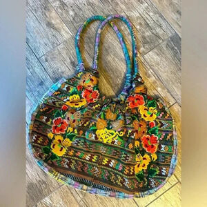 Embroidered hobo bag gorgeous fall eucalyptus